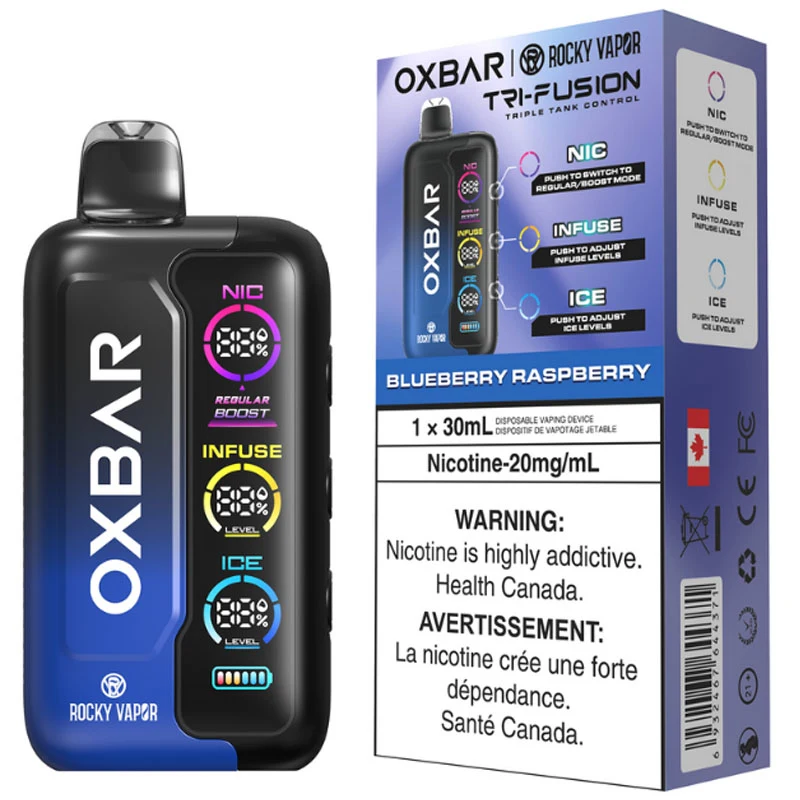 Product imageOxbar Rocky Vapor G100k - Blueberry Raspberry