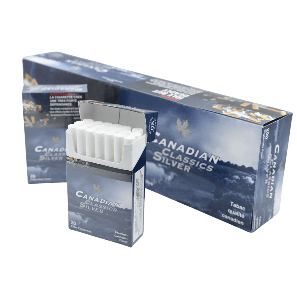 Canadian Classic Silver 25's Carton - CASE