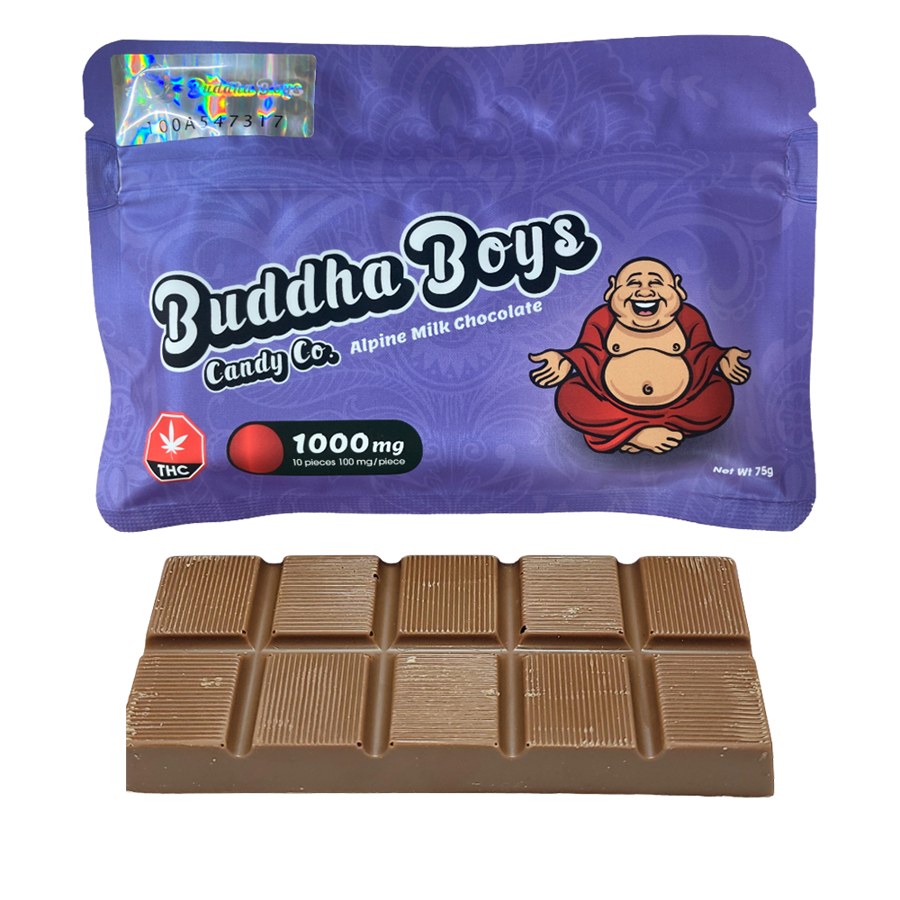 Buddha Boys Milk Chocolate Bars - 1000