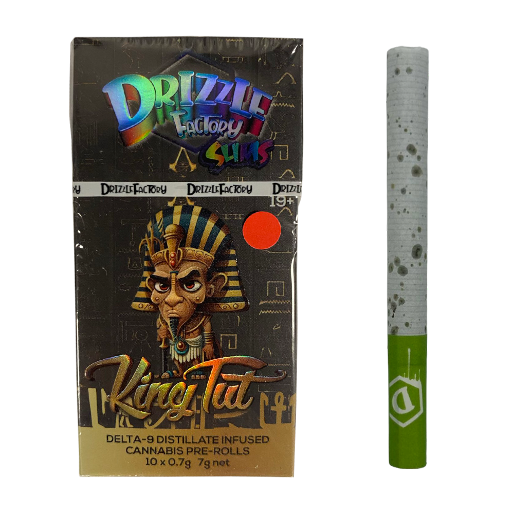 Product imageDrizzle Slims Distillate Infused Pre-Roll Pack - 10x0.7g
