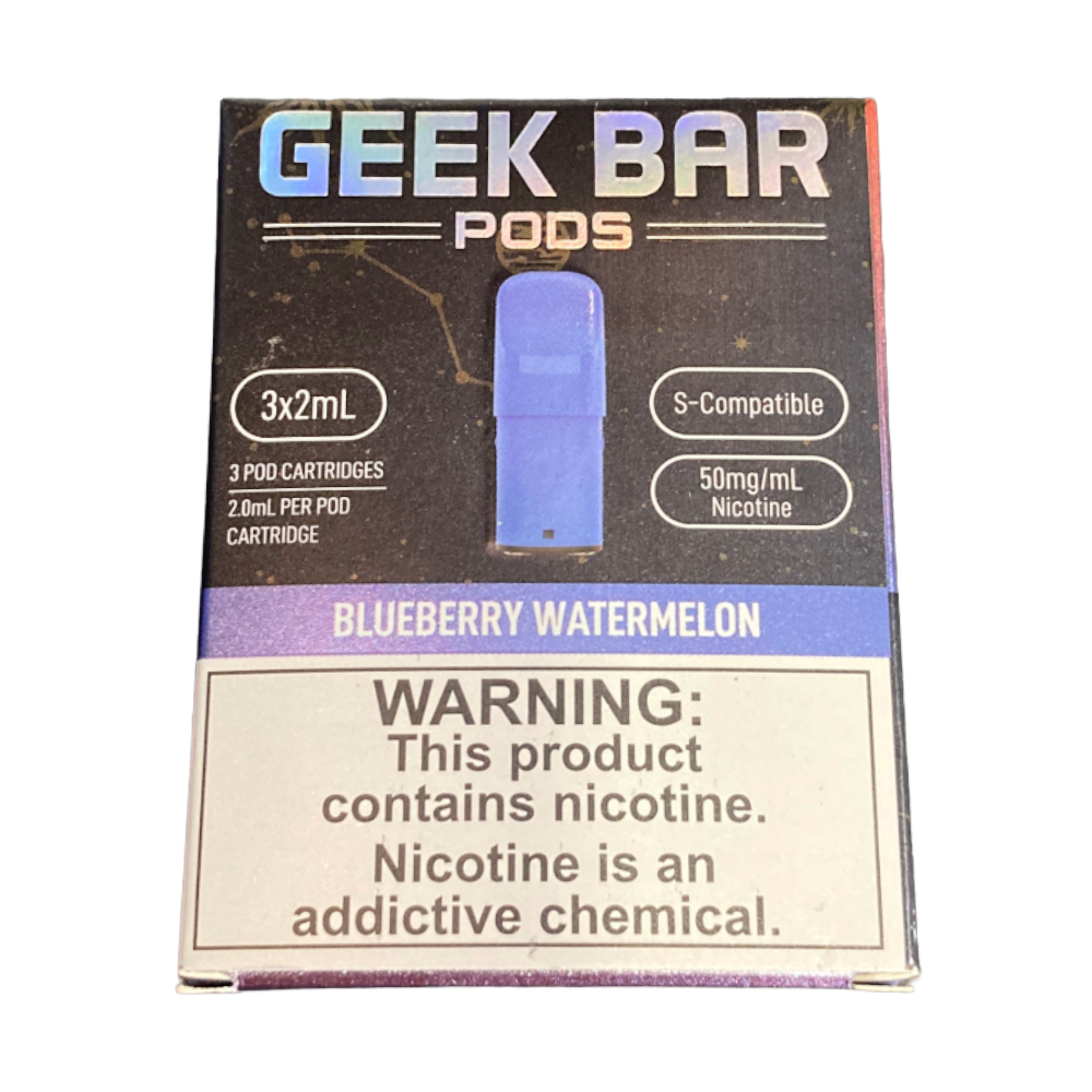 GeekBar 3 Pack Pods - Blueberry Watermelon