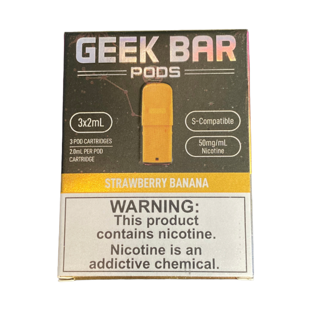 GeekBar 3 Pack Pods - Strawberry Banana