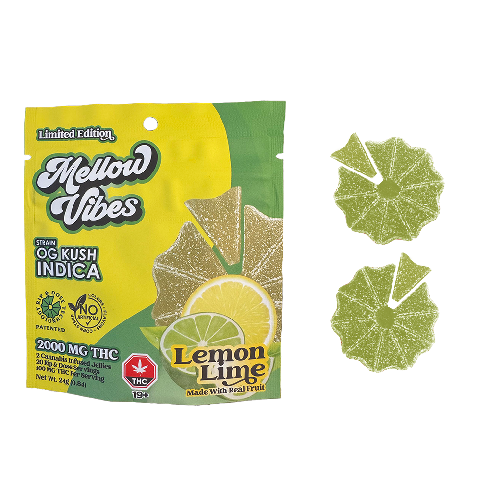 Mellow Vibes Live Resin Gummies - 2000mg