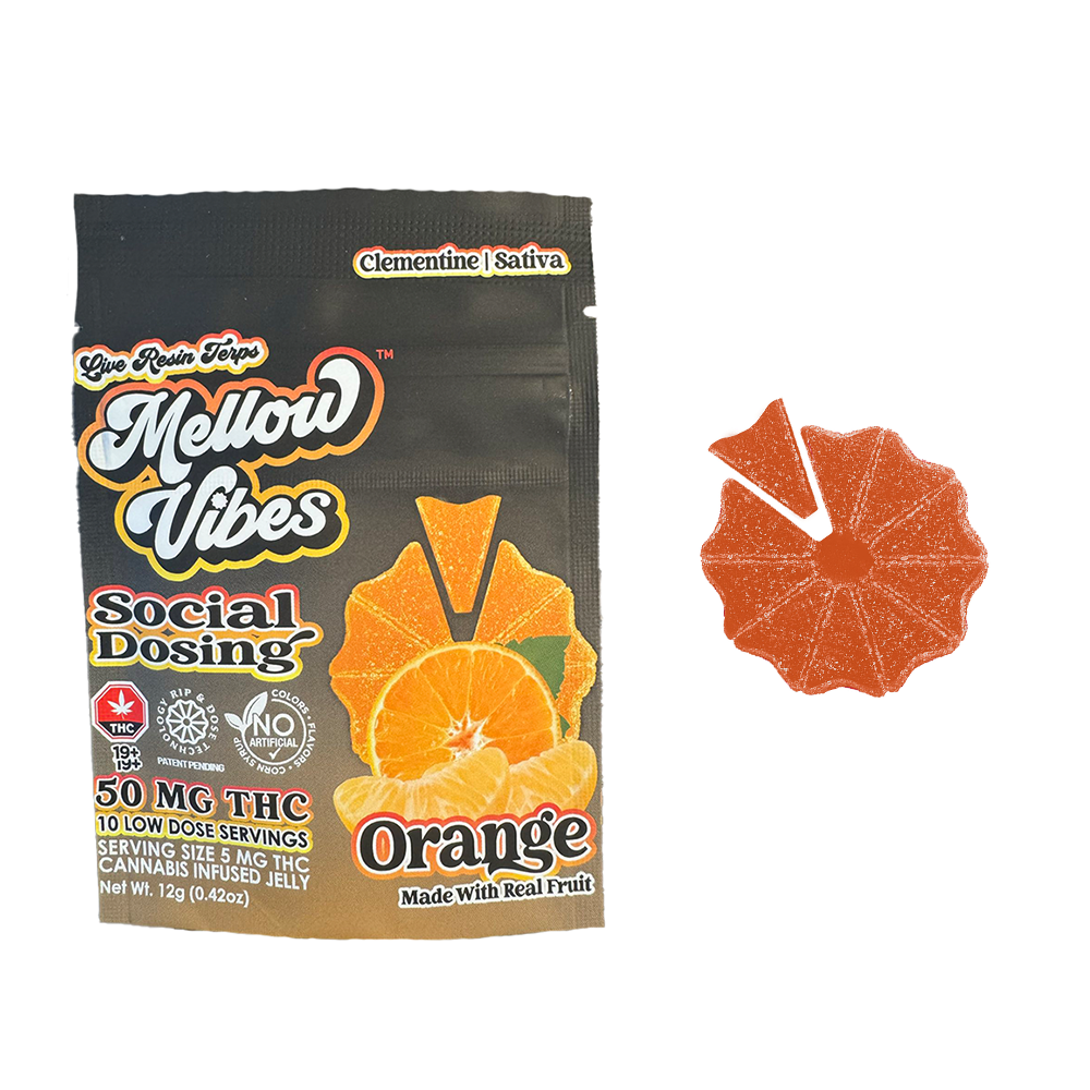 Mellow Vibes Live Resin Gummies - 50mg