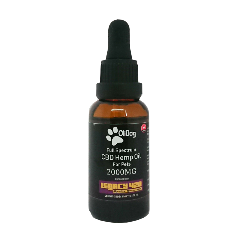 OliDog CBD Hemp Oil for Pets 2000mg