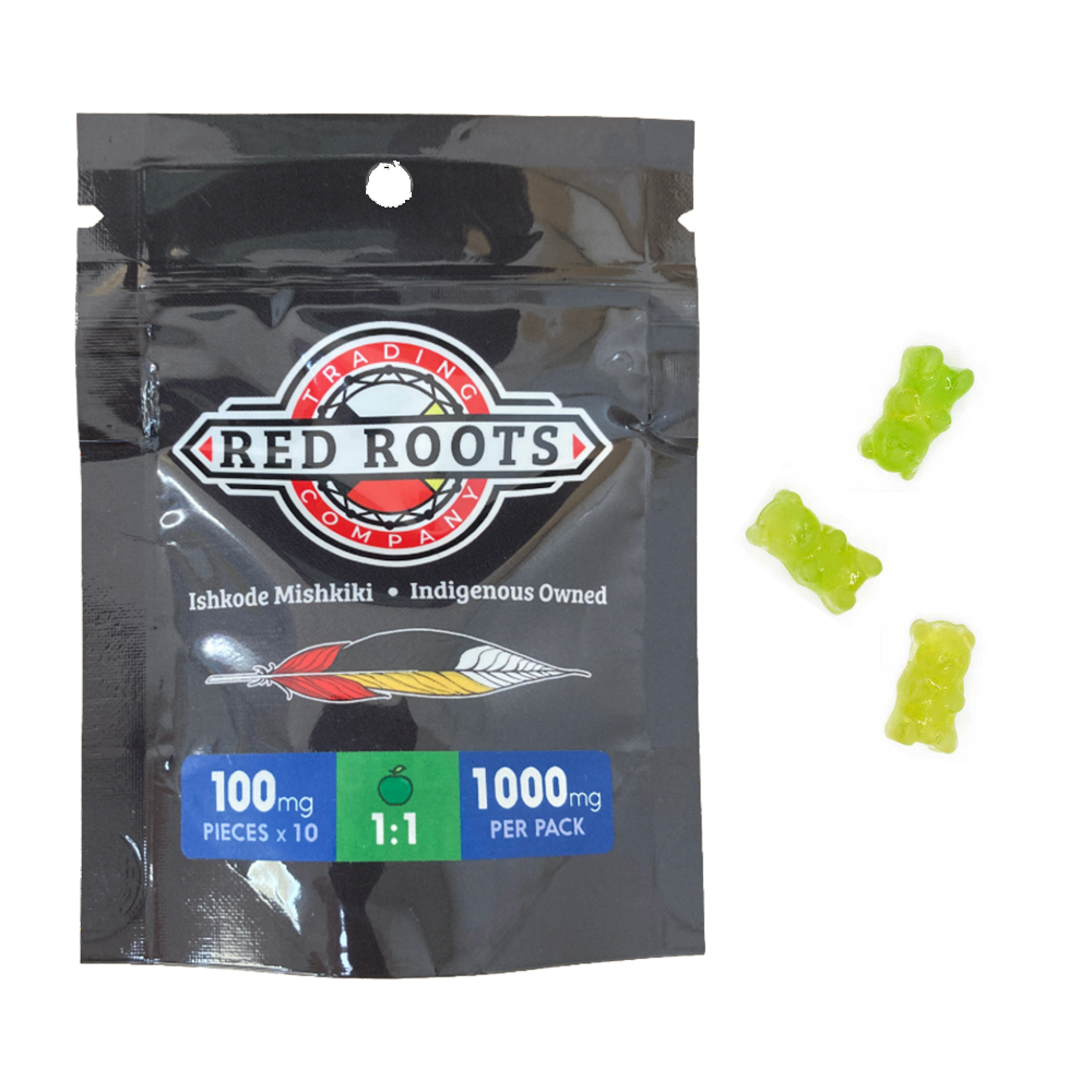 Red Roots 1:1 Gummies - 1000mg
