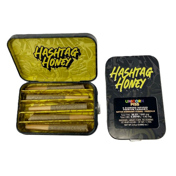 Hashtag Honey Infused 5pk (2.5g) – Unicorn Piss | Premium Infused
