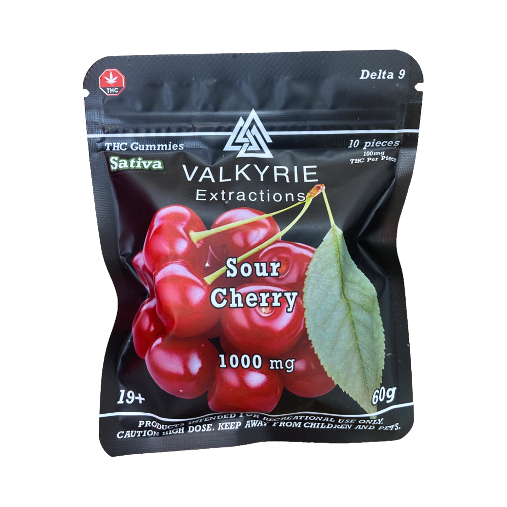 Valkyrie 1000mg thc gummy - Sativa