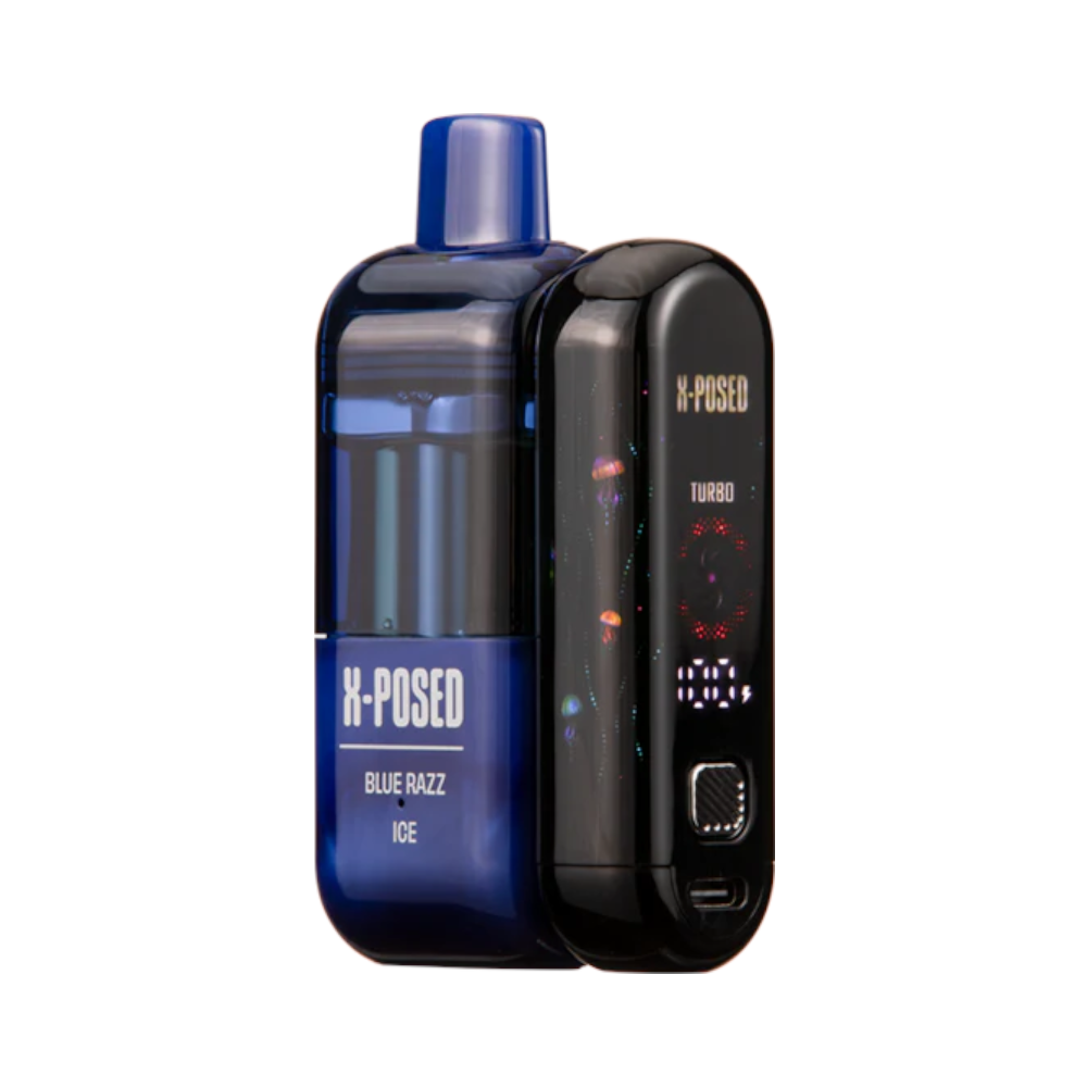 X-Posed 35k Blue Razz Ice