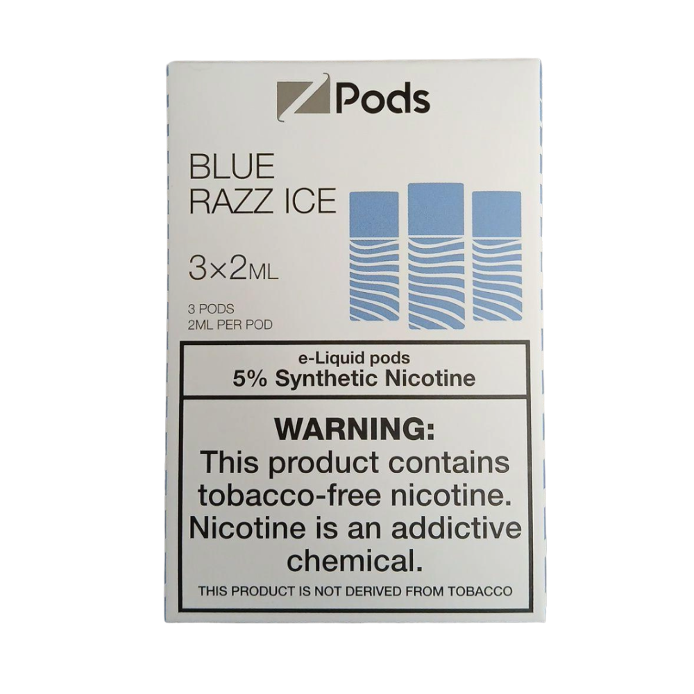Z pods 3 pack - Blue Razz Ice