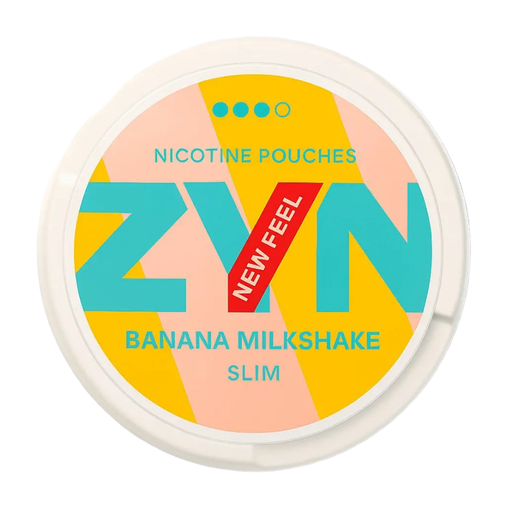 Zyn Slims Nicotine Pouches 9mg - Banana Milkshake