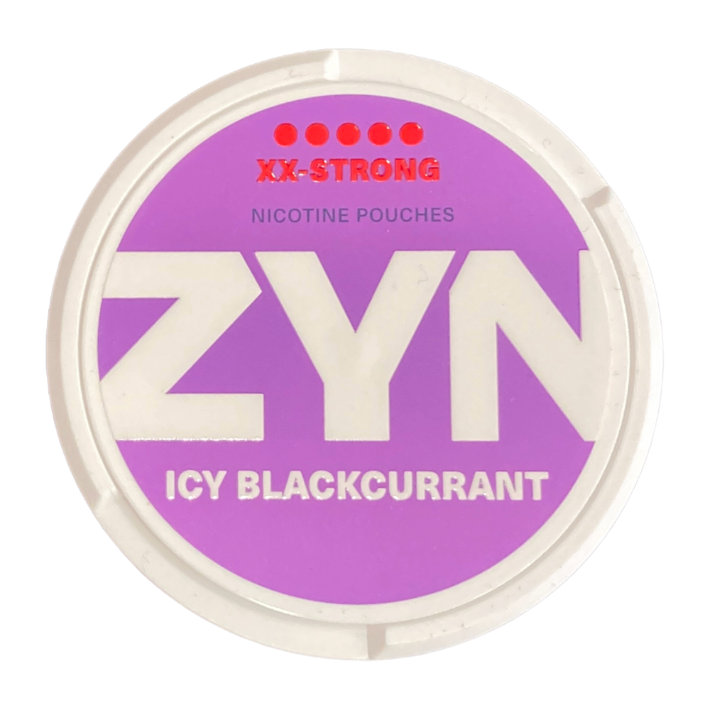ZYN XX-Strong Nicotine Pouches - Icy Blackcurrant
