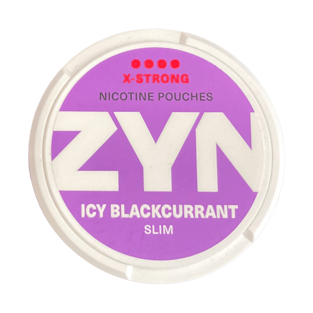ZYN Slim Nicotine Pouches 12mg - Icy Blackcurrant