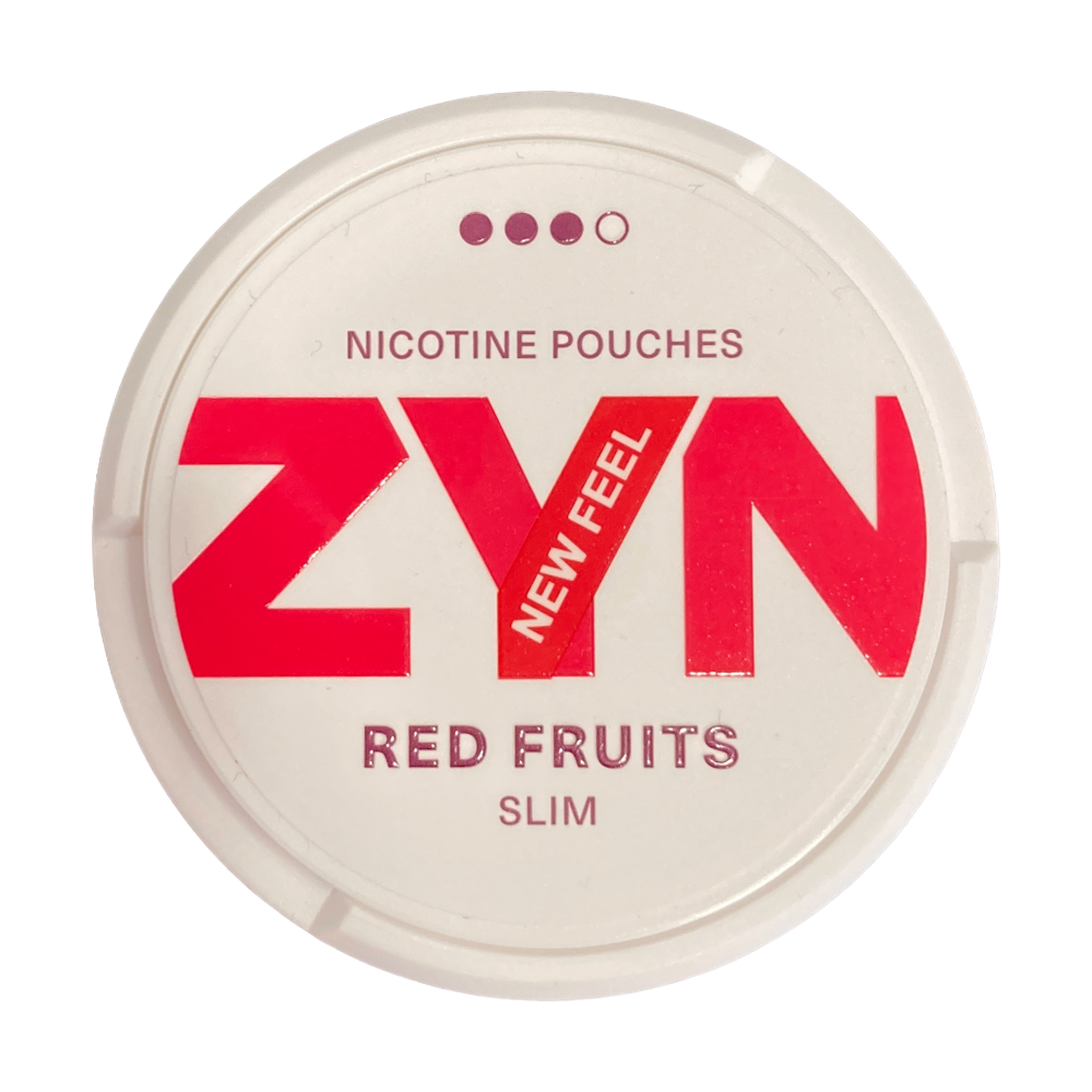 Zyn Slims Nicotine Pouches 9mg - Red Fruits