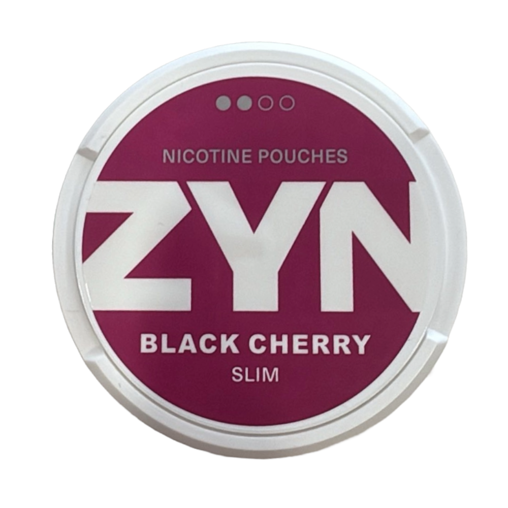 ZYN Slim Nicotine Pouches 12mg - Black Cherry