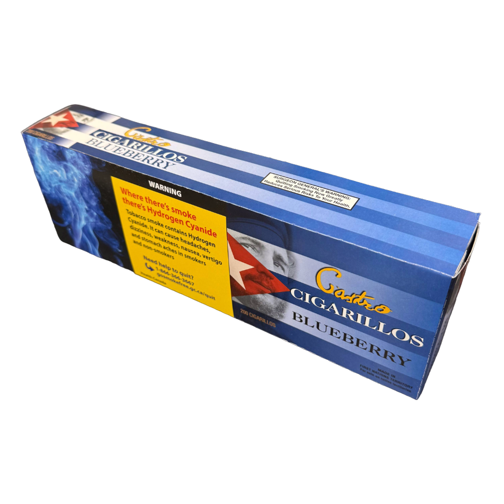 Castro's Cigarillos Carton- Blueberry