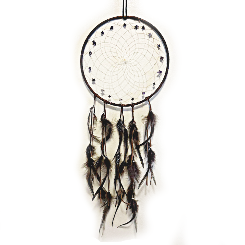 Feather & Bead Dream Catcher