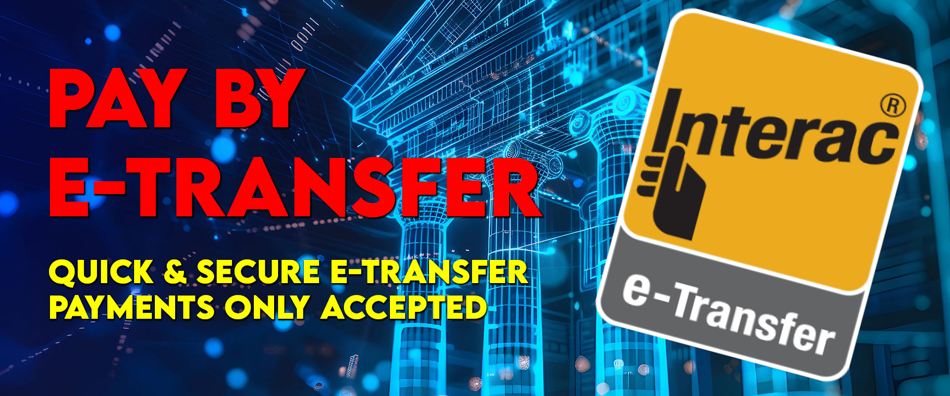 Pay by e-Transfer