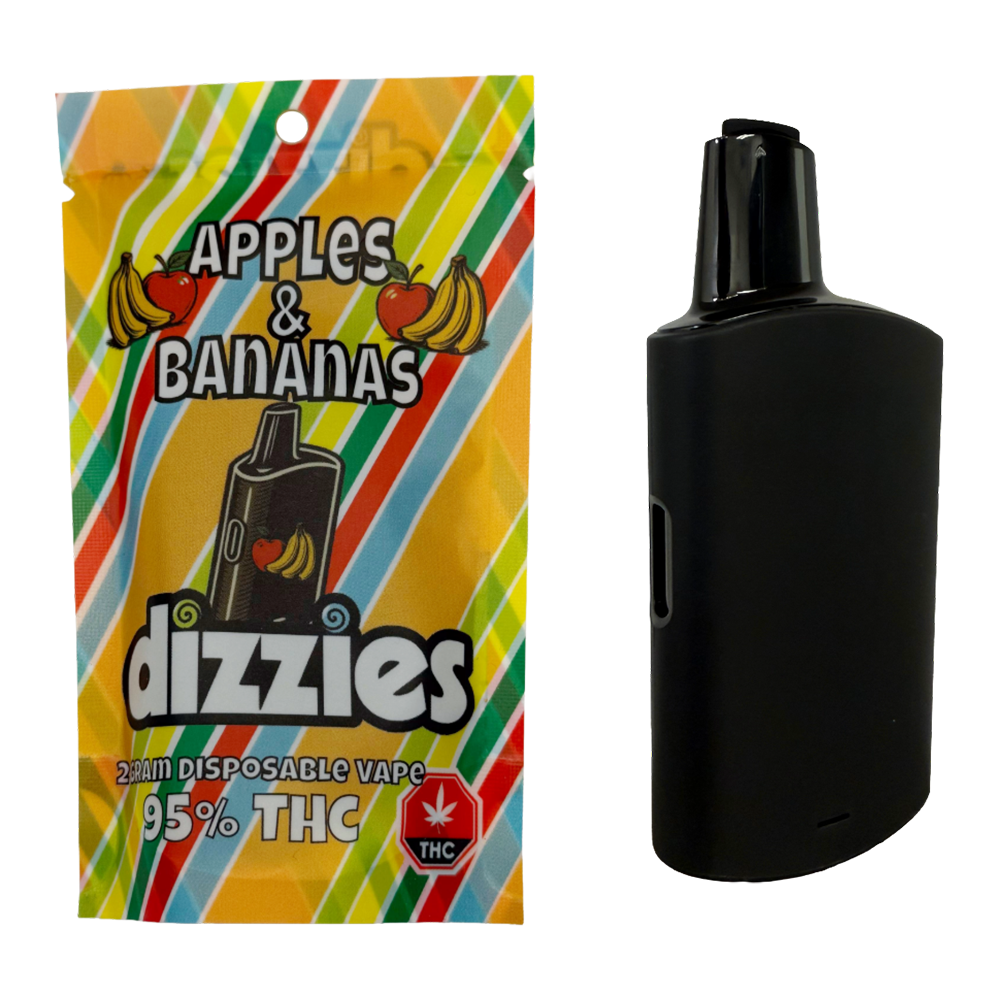 Dizzies Premium 2G Vape - Apples & Bananas