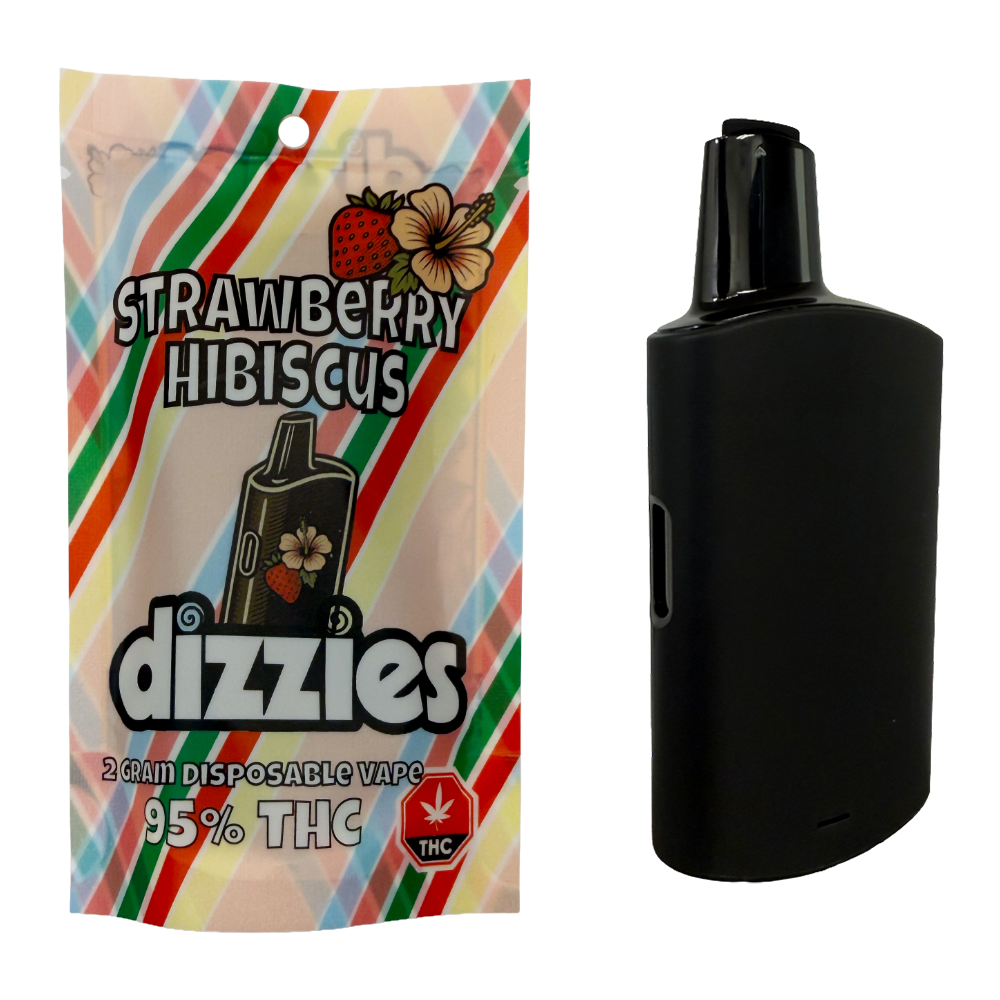 Dizzies Premium 2G Vape - Strawberry Hibiscus