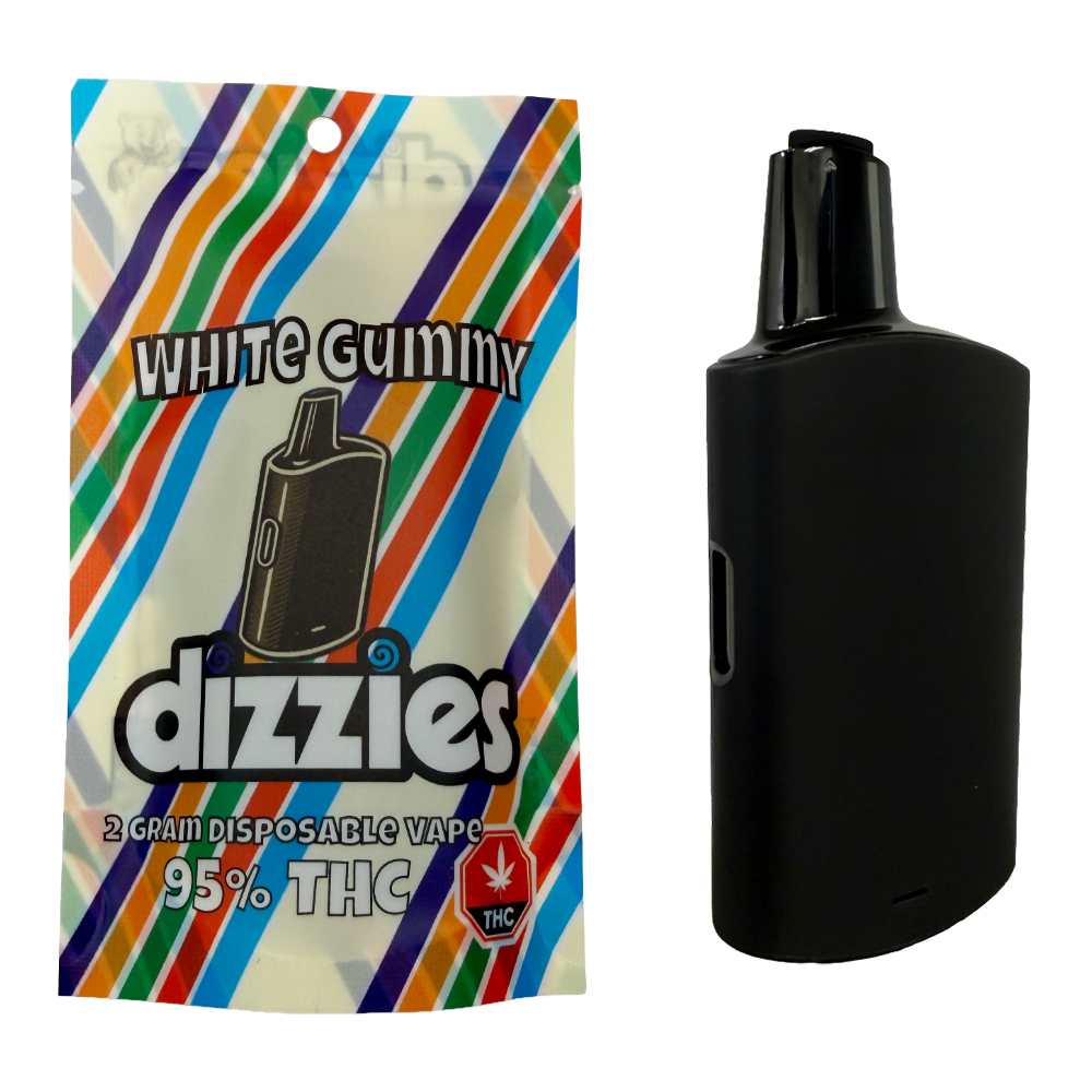 Dizzies Premium 2G Vape - White Gummy