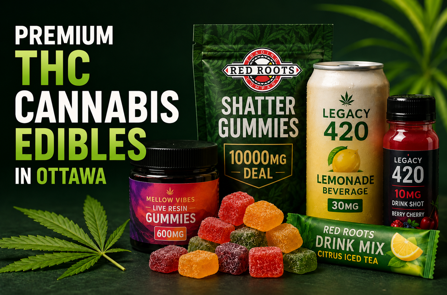 Buy Premium THC Cannabis Edibles Online in Ottawa With Fast Delivery & Balanced Effects