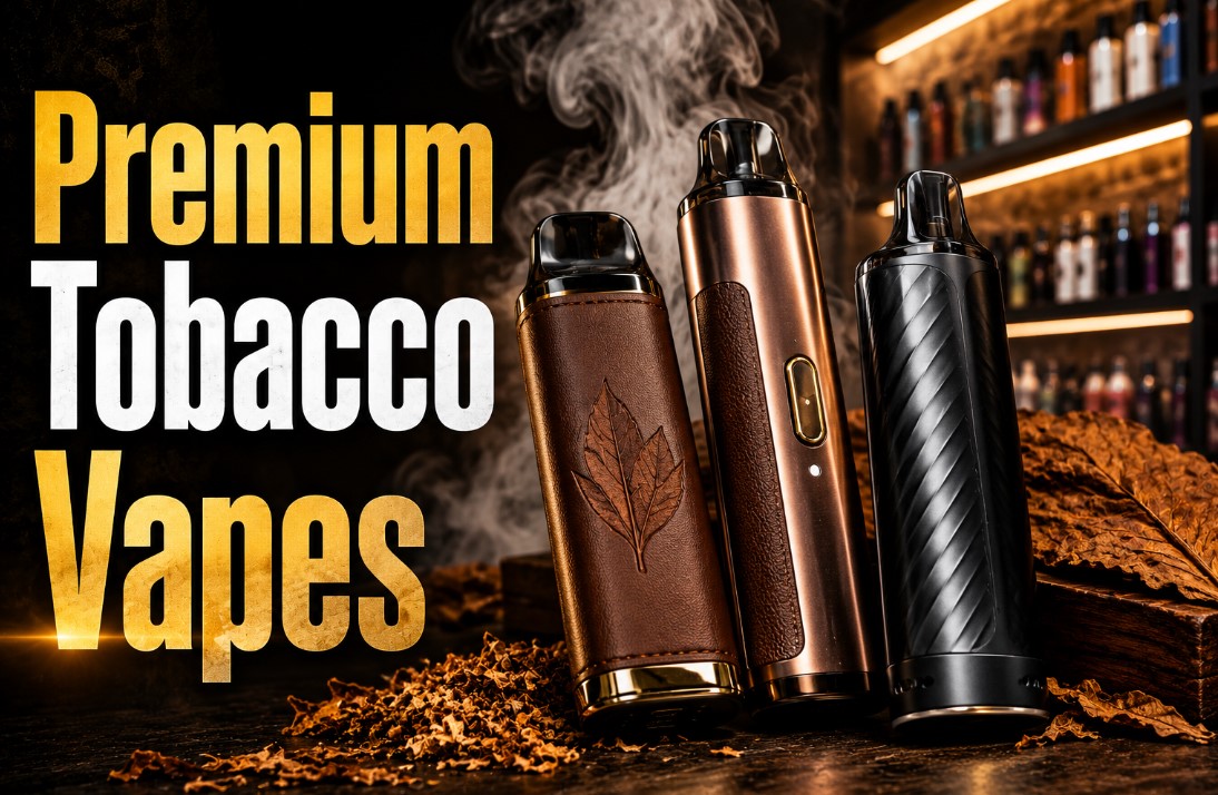 Top Shelf Tobacco Vapes for Smokers Who Want Smooth Flavor & Premium Nicotine Experience