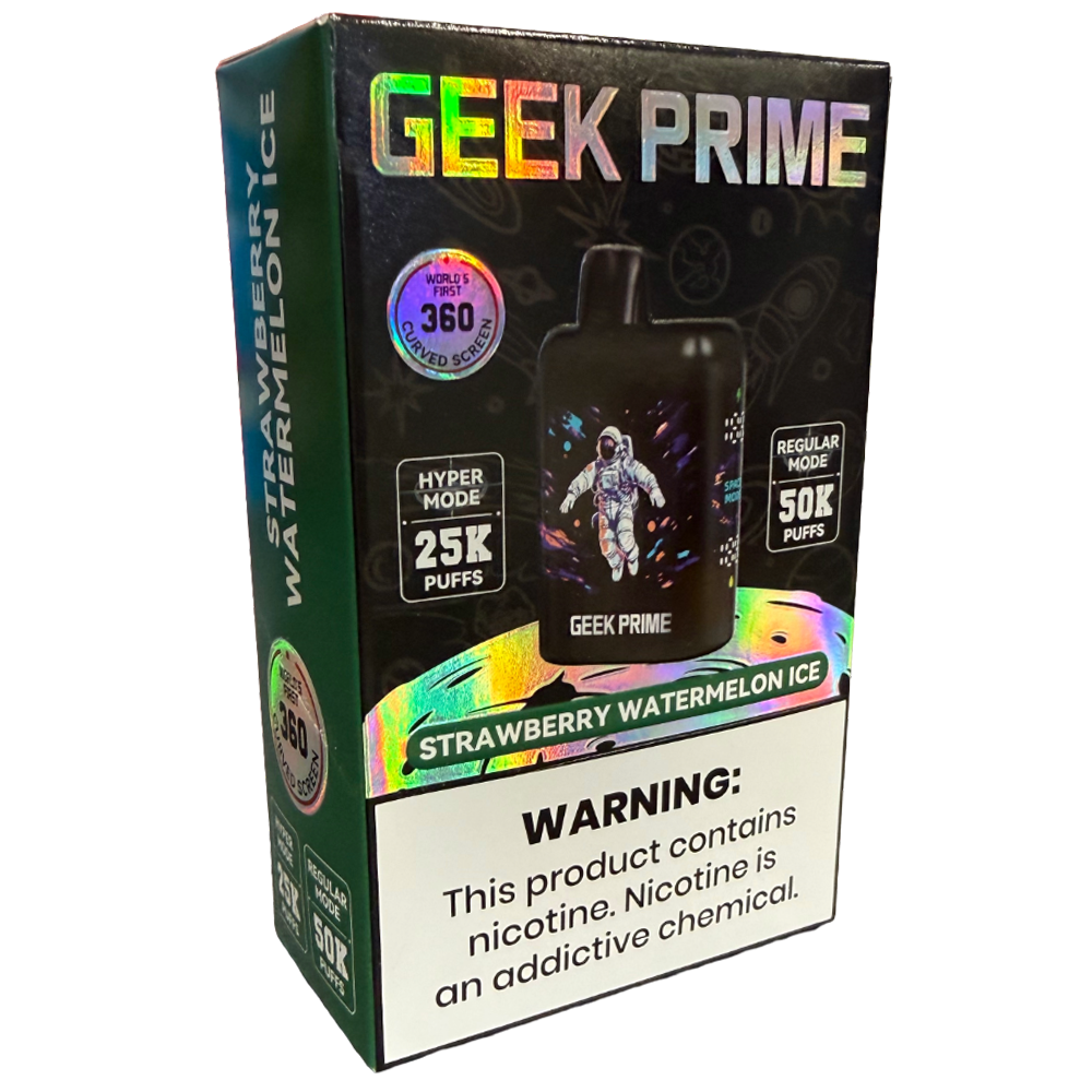 Geek PRIME 50k Vape - Strawberry Watermelon Ice