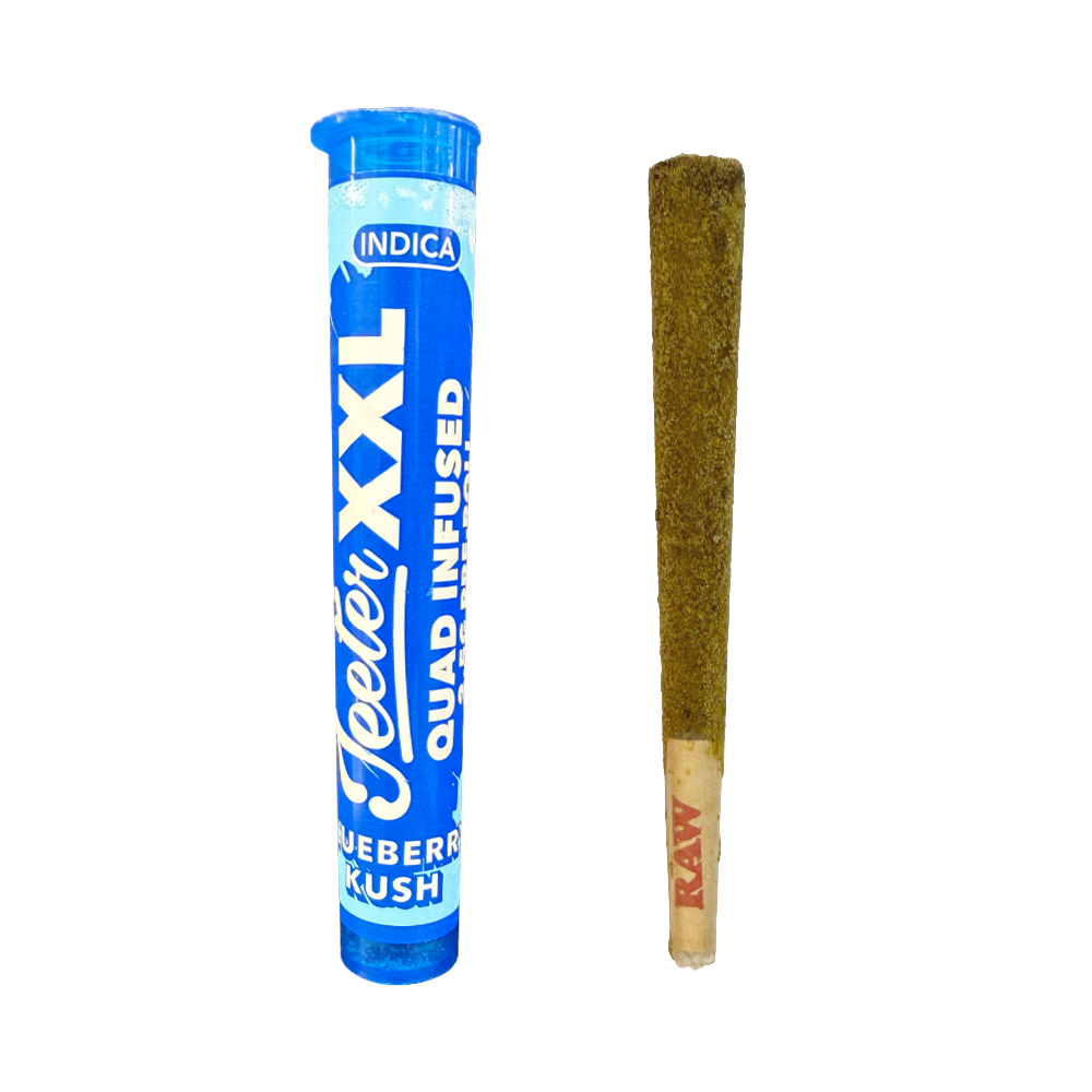 XXL Jeeter Quad-Infused Prerolls - Blueberry Kush 2.5g