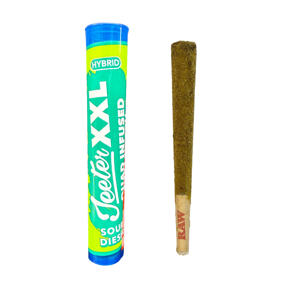 XXL Jeeter Quad-Infused Prerolls - Sour Diesel 2.5g