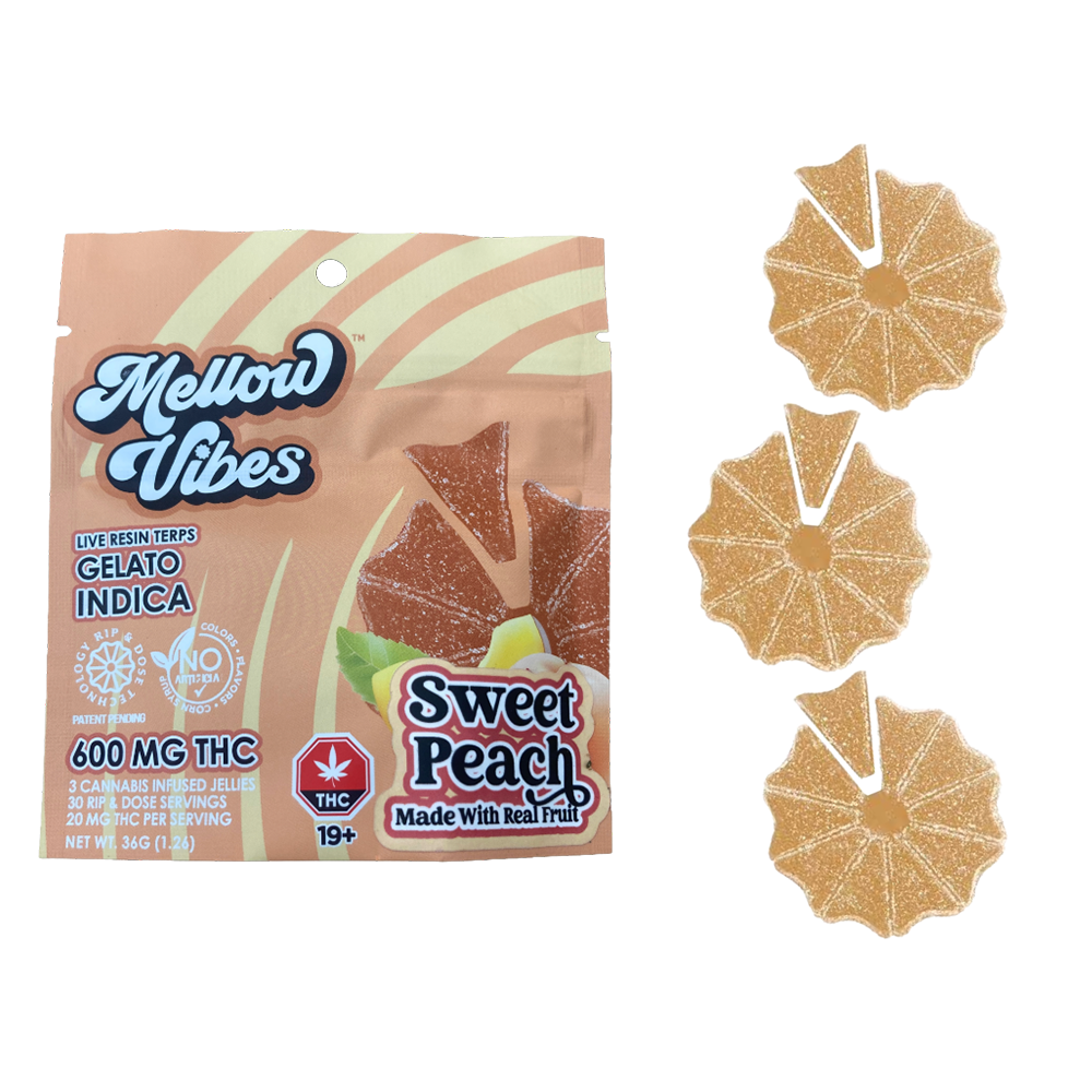 Mellow Vibes Live Resin Gummies - 600mg
