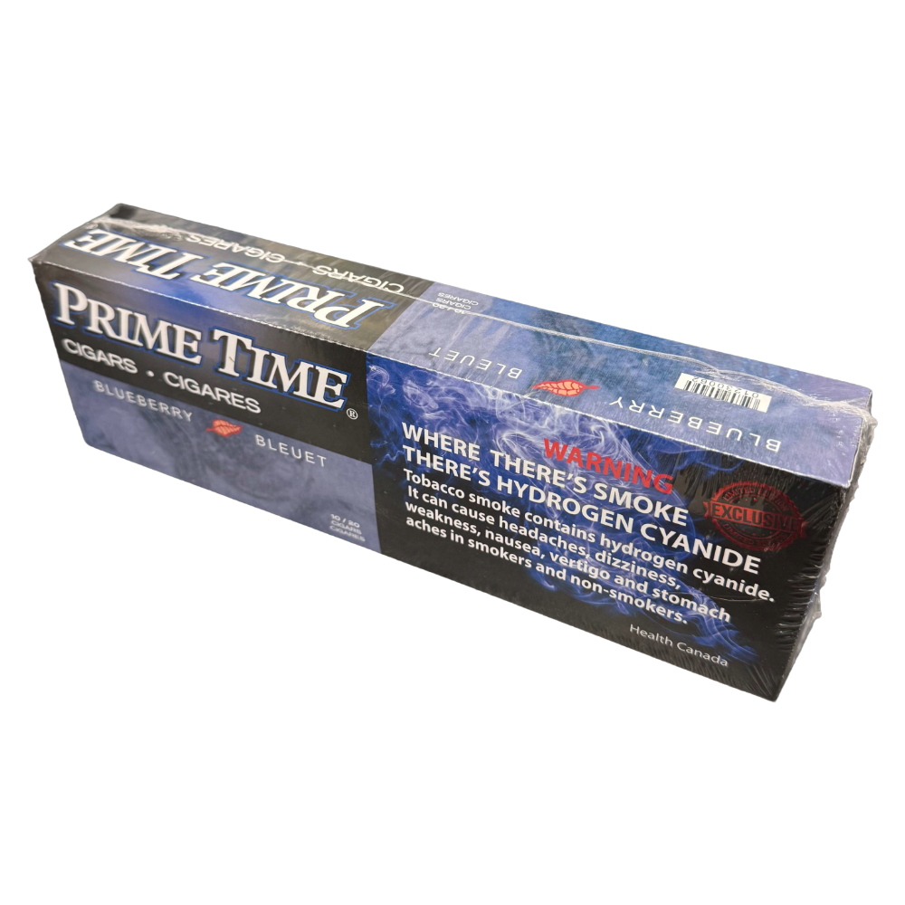 Prime Time Cigars Carton- Blueberry