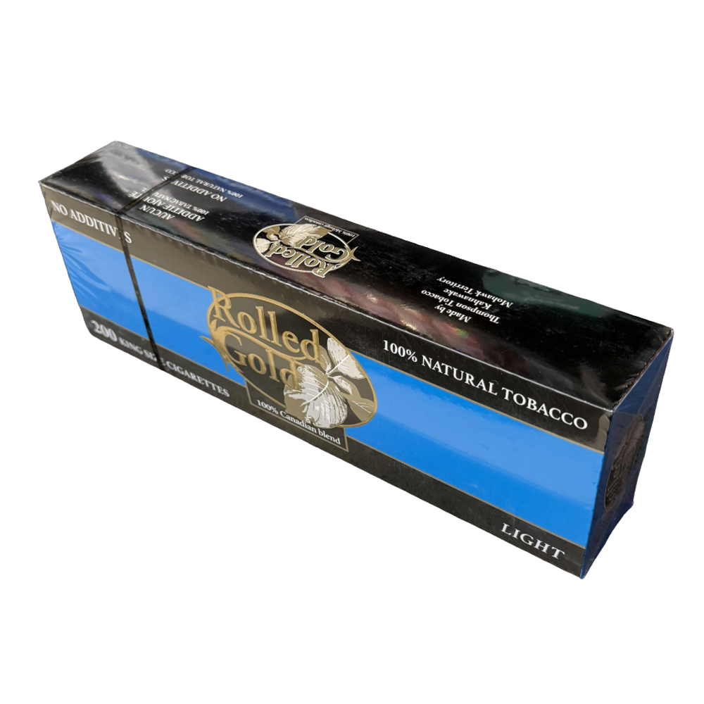 Rolled Gold Light Carton (Plastic Wrap)