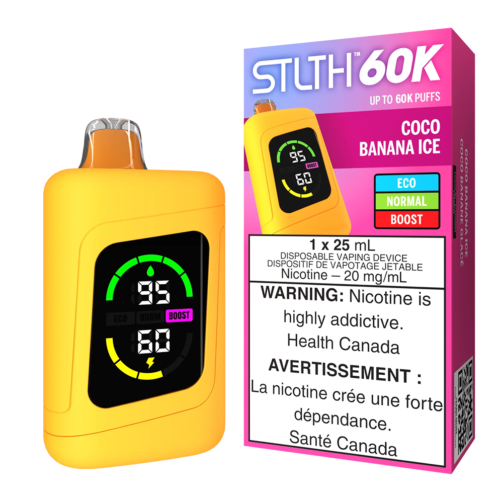 STLTH 60k Nicotine Vapes - CoCo Banana Ice