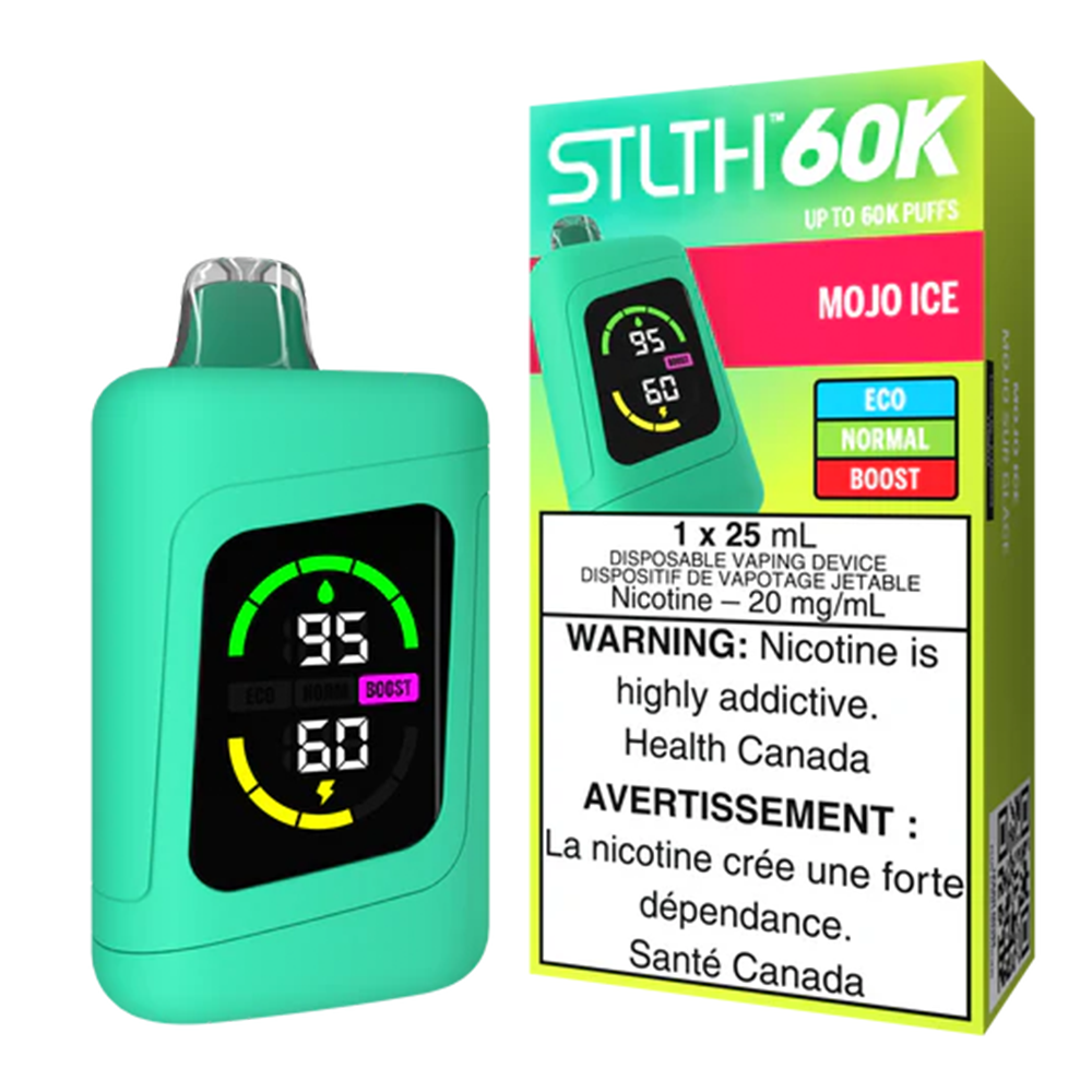 STLTH 60k Nicotine Vapes - Mojo Ice