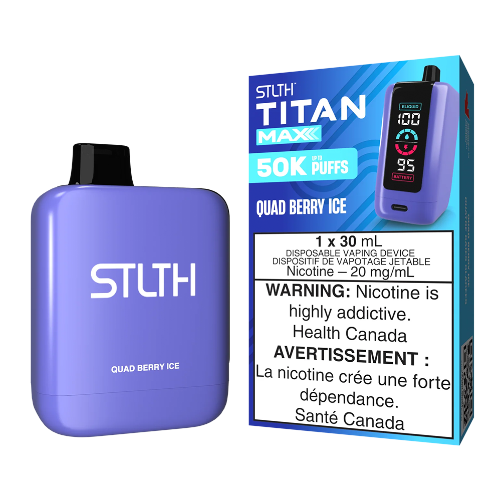 STLTH Titan Max 50k NIC Vapes - Quad Berry Ice
