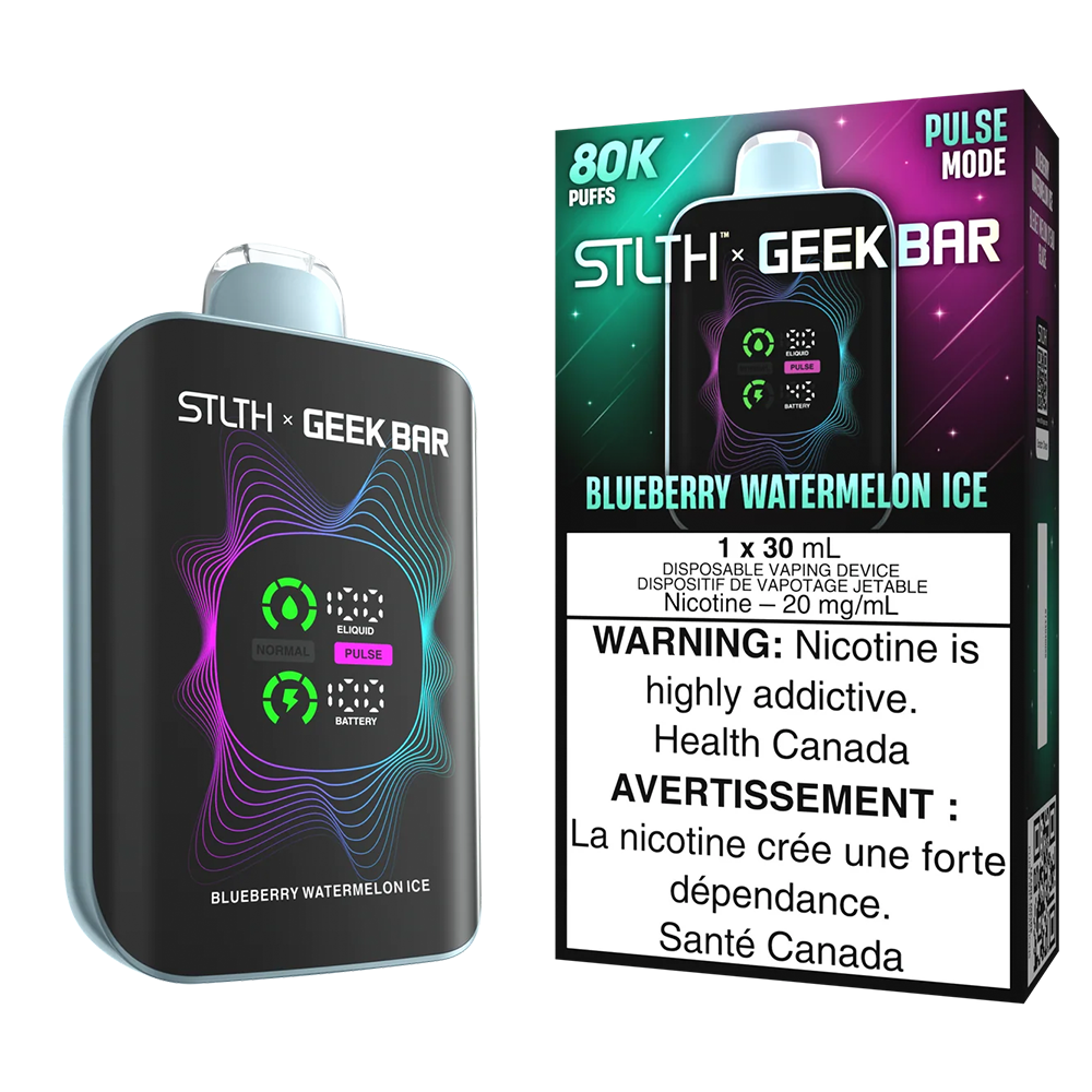 STLTH x Geek Bar 80k NIC Vapes - Blueberry Watermelon Ice
