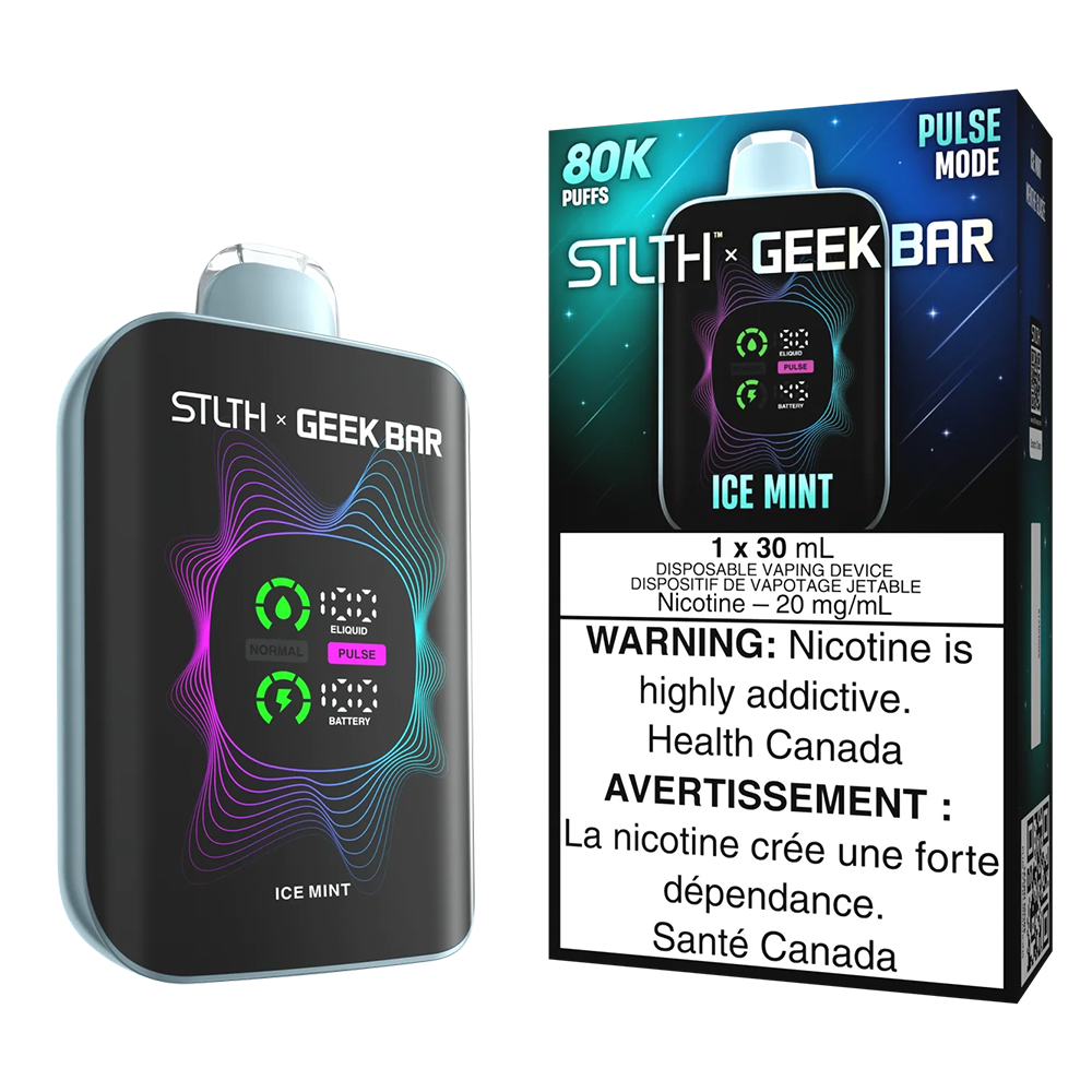 STLTH x Geek Bar 80k NIC Vapes - Ice Mint