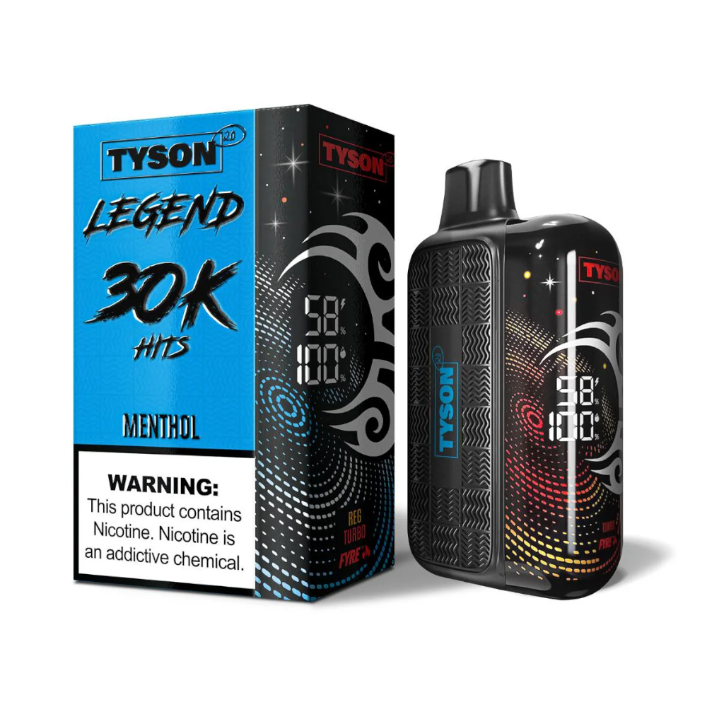 Tyson Legend 30k - Menthol