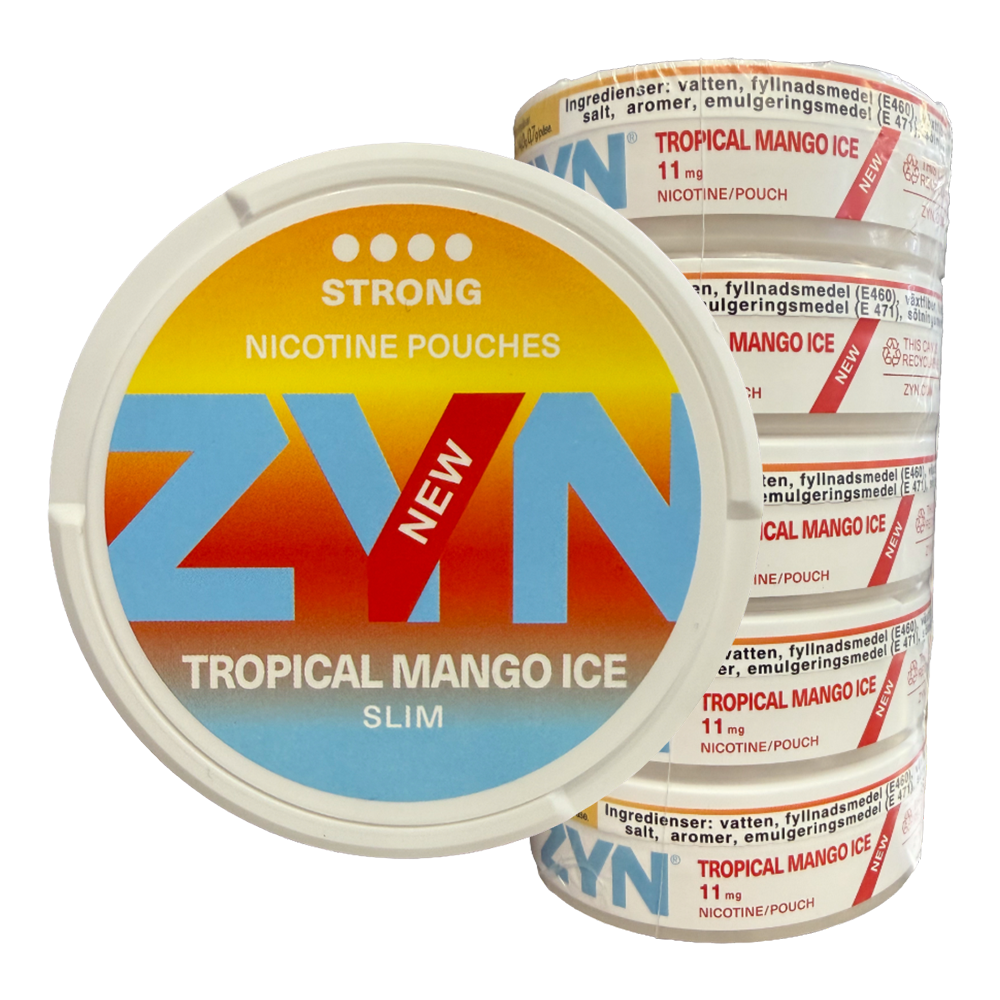 ZYN 11mg Tropical Mango Ice SLEEVE