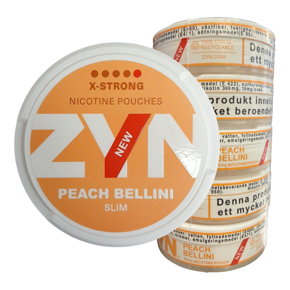 ZYN 15mg Peach Bellini SLEEVE